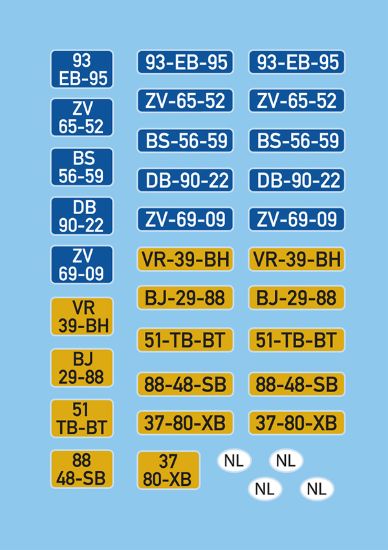 Picture of DAF license plates Kit