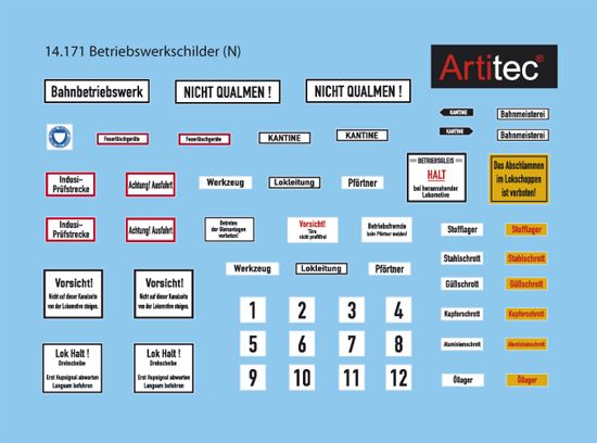 Picture of German Railway Yard Signs, Era III-IV