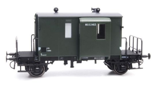 Picture of Dutch caboose, green, D2463, III