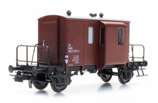 Picture of Dutch caboose, brown,  052-0, IV