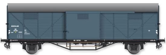 Picture of Dutch box car Hongaar CHHP 20783 grey of the NS