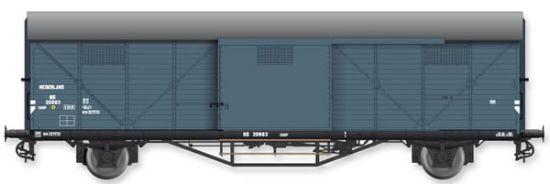 Picture of Dutch box car Hongaar CHHP 20863 grey of the NS