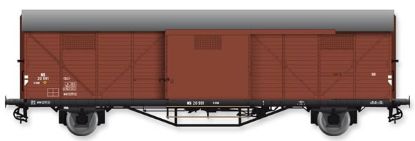 Picture of Dutch box car Hongaar SCHK 20991 grey of the NS