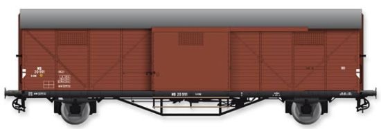 Picture of Dutch box car Hongaar SCHK 20991 grey of the NS