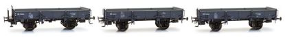 Picture of Dutch open sand wagon 3x set: 172384, 172443, 172473 Depot Maarn III