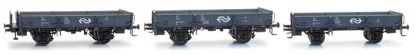 Picture of Dutch open sand wagon 3x set: 145-6, 135-7, 177-9 Depot Crailoo IV