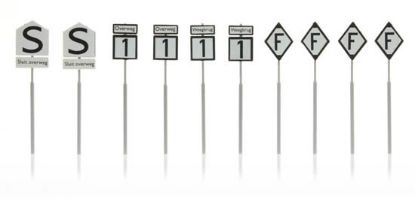 Picture of Dutch railway signs weiging scale, 10 pcs