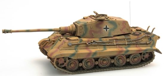 Picture of German WWII Tiger II Hensch w. Zimmerit, yellow camo