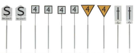 Picture of European railway signs yard (10 pcs)