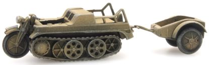 Picture of German WWII Kettenkrad yellow