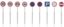 Picture of European traffic road signs 9 pcs