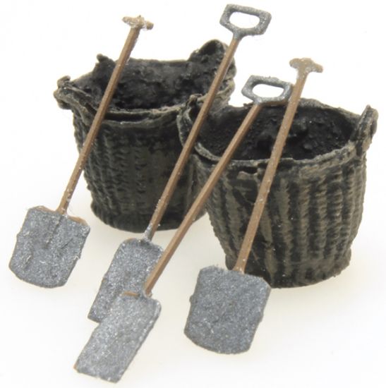 Picture of Coal baskets and tools