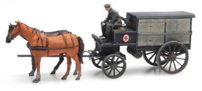 Picture of German WWI Horse-drawn Ambulance