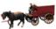 Picture of Covered Farmers Wagon w. 2 Horses and 1 Driver