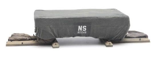 Picture of Cargo: Shipping crate under tarpaulin "NS"