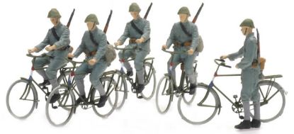 Picture of Dutch Soldiers on Bikes
