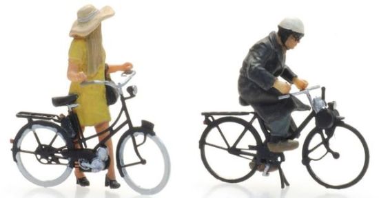 Picture of Solex and mobylette riders (2x)