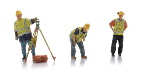 Picture of Track Surveyors w. Theodolite