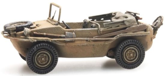 Picture of German WWII Schwimmwagen VW 166 K2s yellow