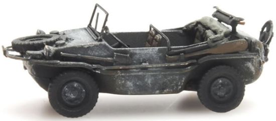 Picture of German WWII Schwimmwagen VW 166 K2s winter