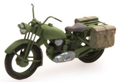 Picture of U.K. Truimph military motorcycle