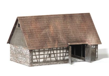 Picture of Barn with Straw Roofing