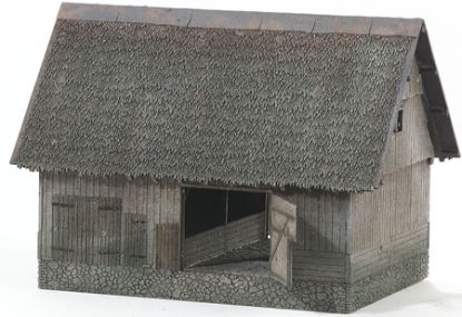 Picture of Barn with Straw Roofing 