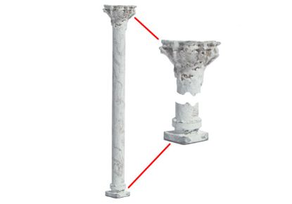Picture of Base and Capital for Pillars (4pieces)