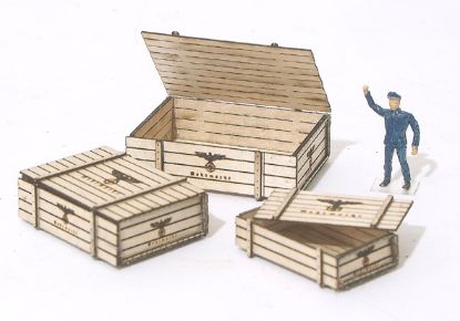 Picture of Crates w. Eagle (3 pieces)