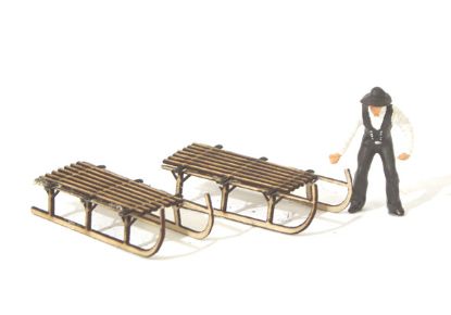 Picture of Wooden Sleds (3 pieces)