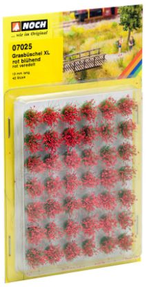 Picture of Grass Tufts XL "blooming", red