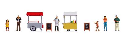 Picture of Figure Set: Ice Cream and Hotdog Cart