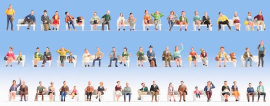 Picture of Mega Economy Figures Set Sitting People