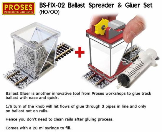 Picture of COMBO HO/OO Ballast Spreader & Gluer
