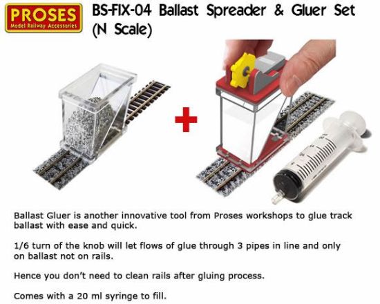 Picture of  COMBO N Scale Ballast Spreader & Gluer