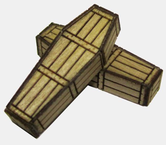 Picture of Generic Pine Coffins x5