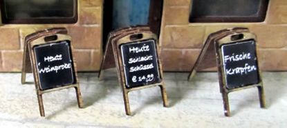 Picture of HO Scale Sandwich Boards German