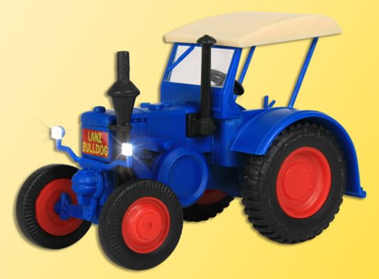 Picture of HO LANZ "Bulldog" tractor with lights, functioning model
