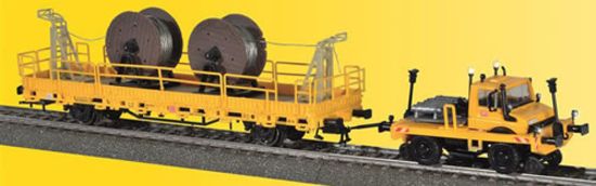 Picture of Road rail Unimog for catenary building/maintenance 3L