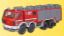 Picture of Fire Department fire engine function model with 3 blue lights