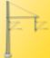 Picture of TT Pipe support arm for spanning 2 tracks
