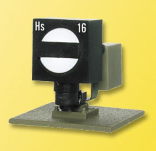 Picture of HO Semaphore  "No Entry" signal, dwarf signal