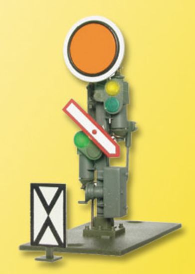 Picture of TT Semaphore pre-signal, East German RR, movable disk and arm