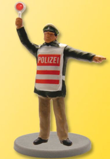 Picture of HO Policeman with traffic wand