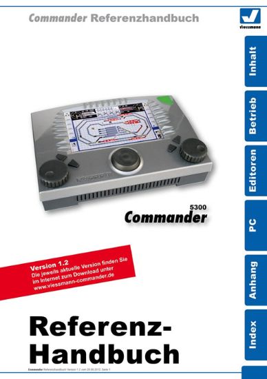 Picture of Reference handbook for "Commander", in German