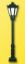 Picture of HO Park lamp, black with contacts