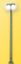 Picture of HO Lattice-mast street light, 124mm high