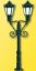 Picture of N Park lamp, double arm, black