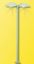 Picture of N Modern station platform lamp, double arm, LED