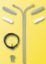 Picture of HO Curved street lamp, double light, kit
